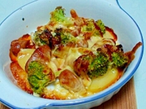 温野菜のチーズ焼き